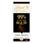 LINDT EXCELLENCE 99% COCOA ABSULUTE DARK 50G
