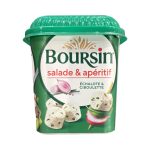 BOURSIN FROMAGE SALADE ET APERITIF ECHALOTE ET CIBOULETTE 120G