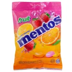 MENTOS FRUIT SHEWY DRAGEES SACHET 135G