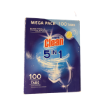 AT HOME CLEAN 5 IN 1 100 TABLETES POUR LAVE VAISSELLE 1.8KG