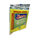 SPONTEX LAVETTES 4SPONGE CLOTHS