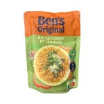 BEN S ORIGINAL RIZ AU CURRY ET LEGUMES 220G