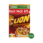 NESTLE LION CEREAL CARAMEL ET CHOCOLAT 675G