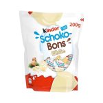 KINDER SCHOKO BONS WHITE CHOCOLAT SACHET 200G