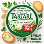 TARTARE FROMAGE AIL FINES HERBES 150G