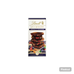 LINDT LES GRANDES MYRTILLE & CRANBERRY 150G