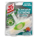 WC NET ENERGY BLOC BLANCHEUR EXTREME A LA JAVEL FRAICHEUR AGRUME ET IRIS 38G