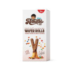 REMILLO WAFER ROLLS FOURREE DECOREE DE BOULES COLOREES 80G