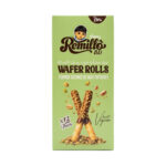 REMILLO WAFER ROLLS FOURREE DECOREE DE FAUX PISTACHES 80G