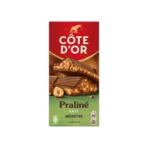 COTE D OR PRALINE LAIT NOISETE CHOCOLAT TABLETTE 200G