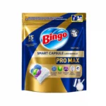 BINGO SMART CAPSULE POUR LAVE VAISSELLE 15 UNITES - 205G
