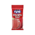 FINI STRIPS SOUR STRAWBERRY SHOCK 75G