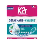 K2R DETACHANT + HYGIENE POUR TEXTILES BLANC ET COLORES 200G